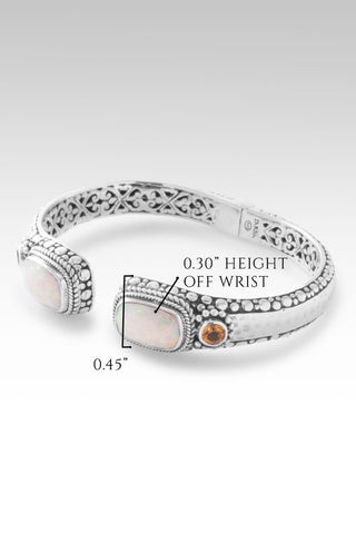 Radiant Glory Tip-to-Tip Bracelet™ in Peaches & Cream Simulated Opal - Tip-to-Tip - only found at SARDA™