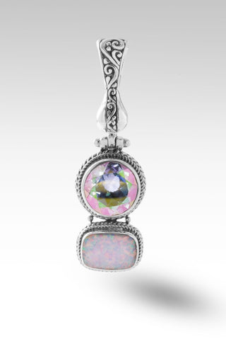 Radiant Mind Pendant™ in Zero Saturn™ Mystic Quartz - Magnetic Enhancer Bail - only found at SARDA™