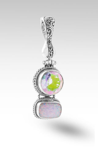 Radiant Mind Pendant™ in Zero Saturn™ Mystic Quartz - Magnetic Enhancer Bail - only found at SARDA™