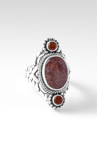 Radiant with Light Ring II™ in Orange Sunstone - Statement - only found at SARDA™