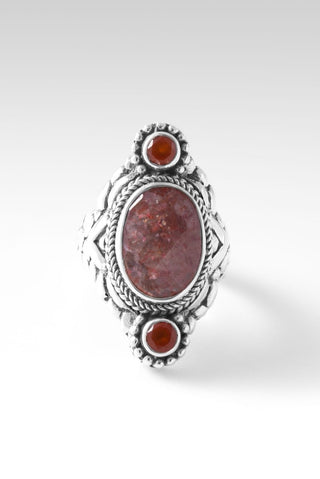 Radiant with Light Ring II™ in Orange Sunstone - Statement - only found at SARDA™