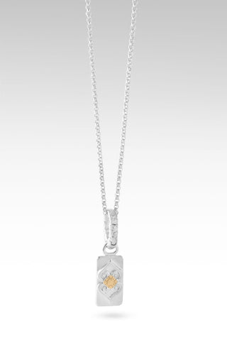 Receiving Love Pendant™ in 18K Gold & Rhodium Over Sterling Silver - Lobster Closure - only found at SARDA™