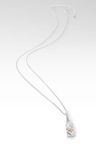 Receiving Love Pendant™ in 18K Gold & Rhodium Over Sterling Silver - Lobster Closure - only found at SARDA™