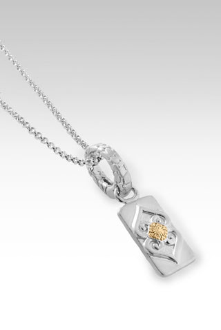 Receiving Love Pendant™ in 18K Gold & Rhodium Over Sterling Silver - Lobster Closure - only found at SARDA™