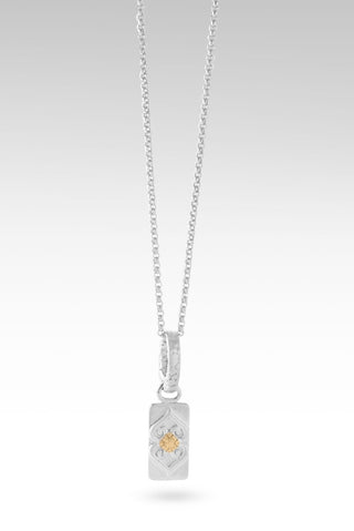 Receiving Love Pendant™ in 18K Gold & Rhodium Over Sterling Silver - Lobster Closure - only found at SARDA™