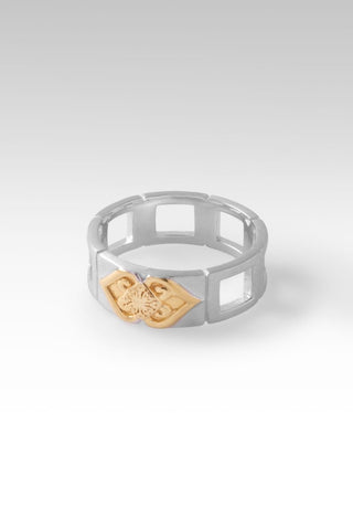 Receiving Love Ring™ in 18K Gold & Rhodium Over Sterling Silver - Dinner - only found at SARDA™