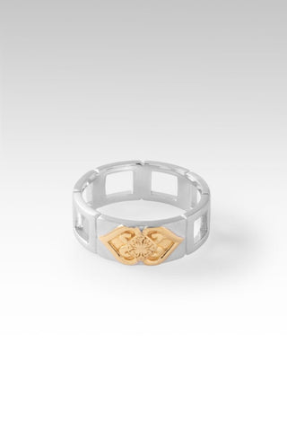 Receiving Love Ring™ in 18K Gold & Rhodium Over Sterling Silver - Dinner - only found at SARDA™