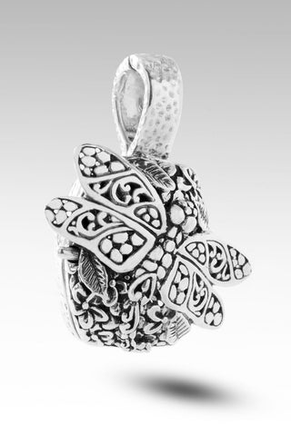 Recognizing God's Reassurance Locket Pendant™ in Dragonfly - Magnetic Enhancer Bail - only found at SARDA™