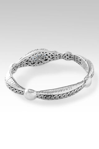 Refuge & Strength Bangle II™ in Aquamarine - Bangle - only found at SARDA™