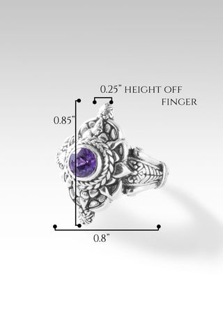 Regal Blessings Ring™ in Madagascar Purple Sapphire - Dinner - only found at SARDA™