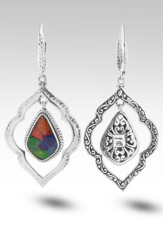 Rejoice In Hope Earrings™ in Ammolite Triplet - Lever Back - only found at SARDA™