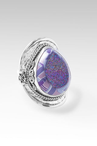 Reservoir of Love Ring™ in Titanium Hand Painted Drusy - Statement - only found at SARDA™