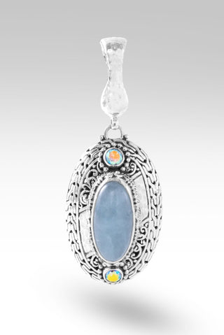 Resilience Pendant™ in Aquamarine - Magnetic Enhancer Bail - only found at SARDA™