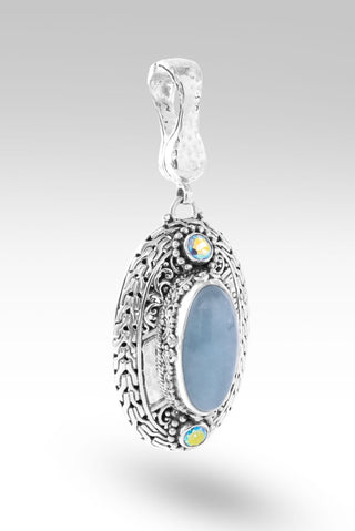 Resilience Pendant™ in Aquamarine - Magnetic Enhancer Bail - only found at SARDA™