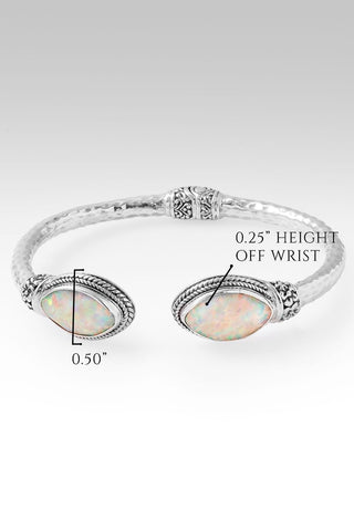 Respond Rightly Tip - to - Tip Bracelet™ in Peaches & Cream Simulated Opal - Tip - to - Tip - only found at SARDA™