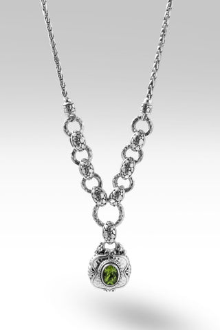 Ripple of Hope Necklace™ in Peridot - Single Stone - only found at SARDA™