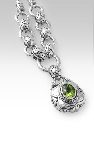 Ripple of Hope Necklace™ in Peridot - Single Stone - only found at SARDA™