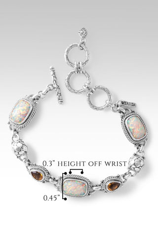 Rise Above Bracelet II™ in Peaches & Cream Simulated Opal - Multi Stone - only found at SARDA™