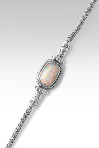 Rise Above Bracelet™ in Peaches & Cream Simulated Opal - Single Stone - only found at SARDA™