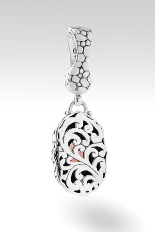 Rise Above Pendant™ in Peaches & Cream Simulated Opal - Magnetic Enhancer Bail - only found at SARDA™