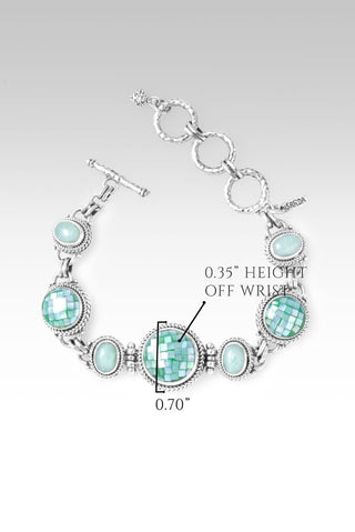 Sacred Union Bracelet™ in Green Mother of Pearl Mosaic - Multi Stone - only found at SARDA™