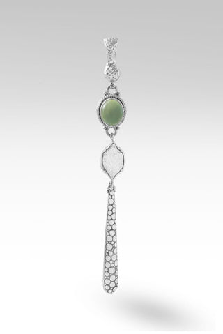 Seek First His Kingdom Pendant™ in Prehnite - Magnetic Enhancer Bail - only found at SARDA™