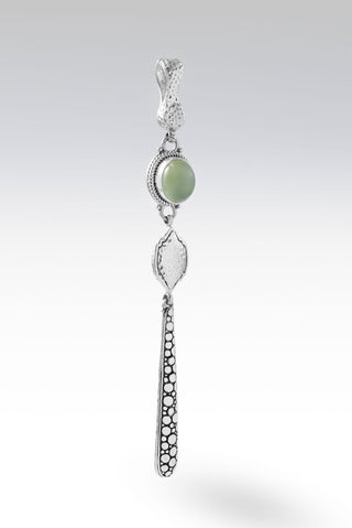 Seek First His Kingdom Pendant™ in Prehnite - Magnetic Enhancer Bail - only found at SARDA™