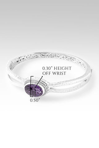 Seek Wisdom Bangle™ in Amethyst - Bangle - only found at SARDA™