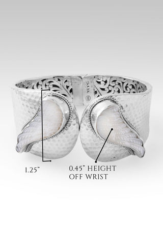 Seraphiel Tip - to - Tip Bracelet™ in White Mother of Pearl - Tip - to - Tip - only found at SARDA™