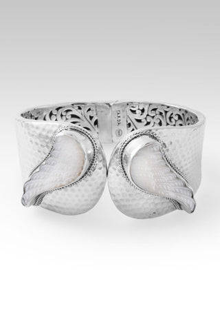 Seraphiel Tip - to - Tip Bracelet™ in White Mother of Pearl - Tip - to - Tip - only found at SARDA™