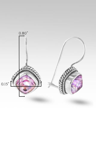 Serene Spirit Earrings™ in Rainbow Sherbet™ Mystic Quartz - Dinner - only found at SARDA™