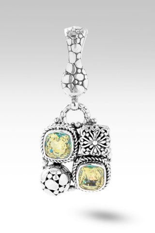 Serene Spirit Pendant™ in Jealous Yellow™ Mystic Quartz - Magnetic Enhancer Bail - only found at SARDA™