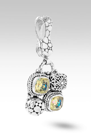 Serene Spirit Pendant™ in Jealous Yellow™ Mystic Quartz - Magnetic Enhancer Bail - only found at SARDA™