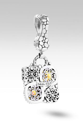 Serene Spirit Pendant™ in Jealous Yellow™ Mystic Quartz - Magnetic Enhancer Bail - only found at SARDA™