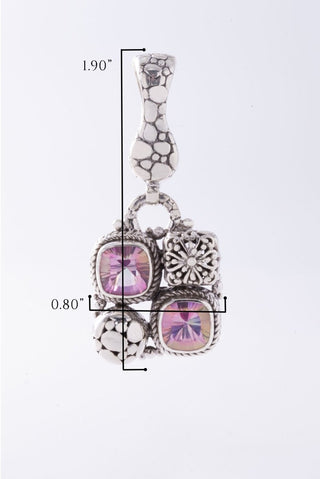 Serene Spirit Pendant™ in Rainbow Sherbet™ Mystic Quartz - Dinner - only found at SARDA™