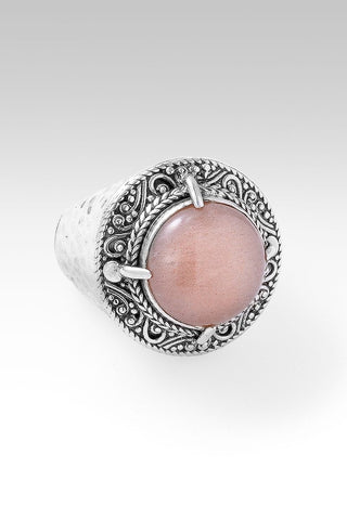 Serve Humbly Ring™ in Peach Moonstone - Dinner - only found at SARDA™