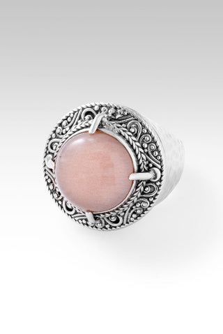 Serve Humbly Ring™ in Peach Moonstone - Dinner - only found at SARDA™