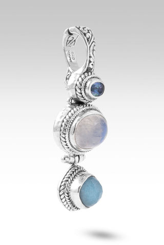 Serve with Humility Pendant™ in Rainbow Moonstone - Magnetic Enhancer Bail - only found at SARDA™