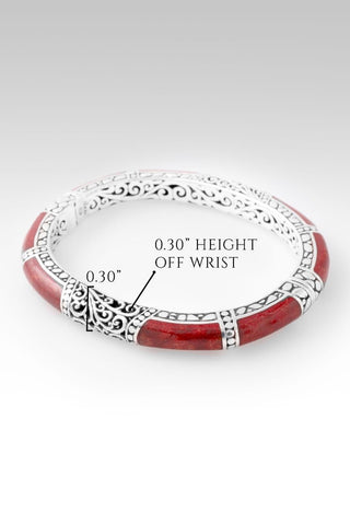 Share Joy Bangle™ in Red Sponge Coral - Bangle - only found at SARDA™