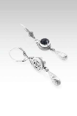 Shining Light Earrings™ in Odyssey Black Knight™ Mystic Quartz - Lever Back - only found at SARDA™