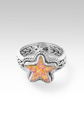 Shoot for the Stars Ring™ in Shooting Star Simulated Opal - Dinner - only found at SARDA™