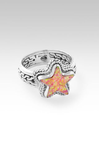 Shoot for the Stars Ring™ in Shooting Star Simulated Opal - Dinner - only found at SARDA™