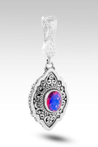 Show Compassion Pendant™ in Rainbow Volcanic Quartz Triplet - Magnetic Enhancer Bail - only found at SARDA™