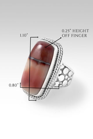 Show Gratitude Ring™ in Mookaite - Statement - only found at SARDA™