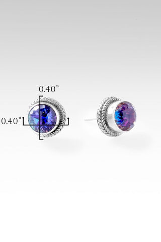 Signature Stud Earrings™ in Odyssey Universe™ Mystic Quartz - Stud - only found at SARDA™