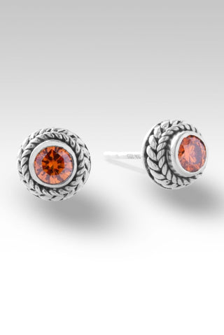 Signature Studs Earrings™ in Bali Sunrise™ Mystic Moissanite - Presale - only found at SARDA™