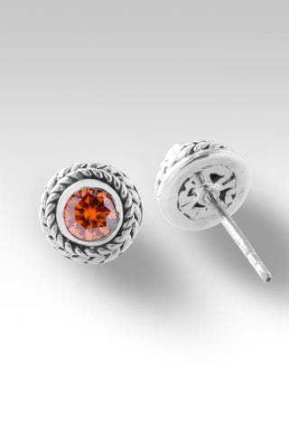 Signature Studs Earrings™ in Bali Sunrise™ Mystic Moissanite - Presale - only found at SARDA™