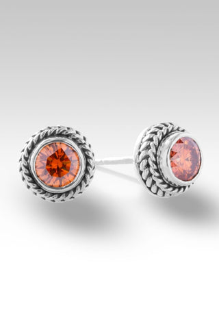 Signature Studs Earrings™ in Bali Sunrise™ Mystic Moissanite - Presale - only found at SARDA™