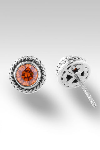 Signature Studs Earrings™ in Bali Sunrise™ Mystic Moissanite - Presale - only found at SARDA™