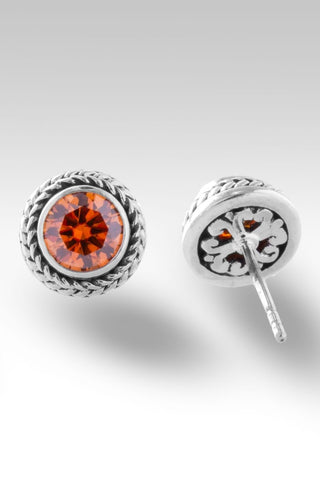 Signature Studs Earrings™ in Bali Sunrise™ Mystic Moissanite - Presale - only found at SARDA™